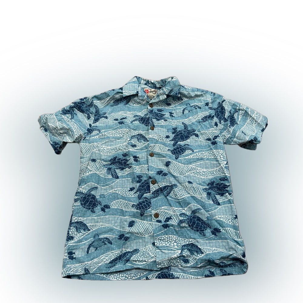 Hilo Hattie Sea Turtle Hawaiian Shirt